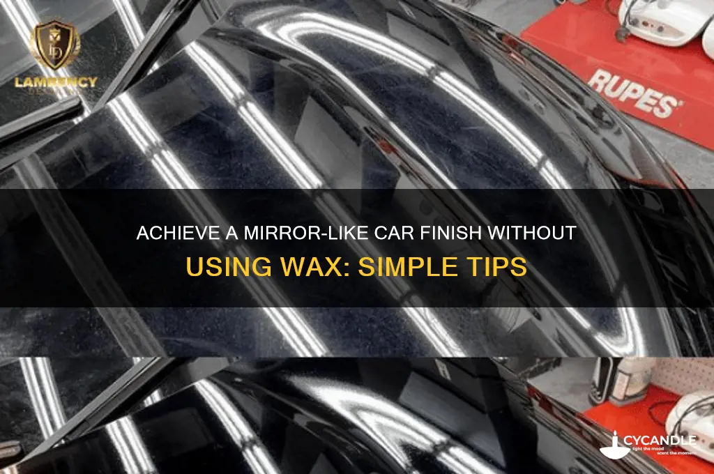 how to make a car shine without wax