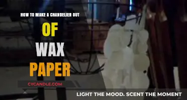 Crafting a Wax Paper Chandelier: Easy DIY Lighting Tutorial