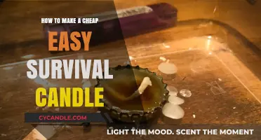 DIY Survival Candle: Simple, Affordable, and Long-Lasting Emergency Lighting