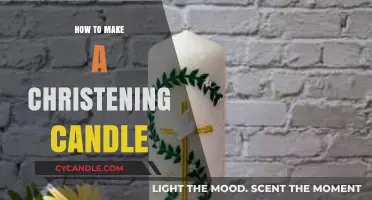 Crafting a Meaningful Christening Candle: A Step-by-Step Guide