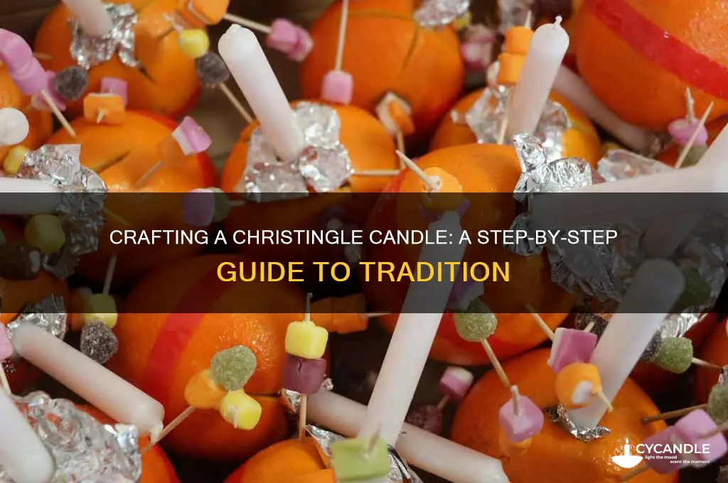 how to make a christingle candle