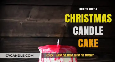 Crafting a Festive Christmas Candle Cake: Easy Step-by-Step Guide