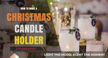 Crafting Festive Glow: DIY Christmas Candle Holder Ideas