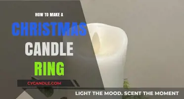 Crafting a Festive Christmas Candle Ring: Easy DIY Guide