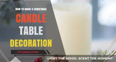 Crafting Festive Christmas Candle Table Decorations: A Step-by-Step Guide