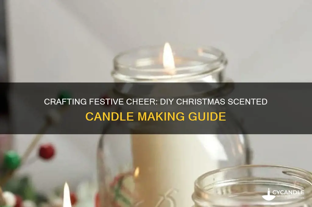 how to make a christmas scented candle