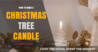 Crafting a Festive Christmas Tree Candle: DIY Holiday Magic