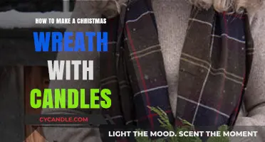 Festive Glow: Crafting a Candlelit Christmas Wreath Step-by-Step