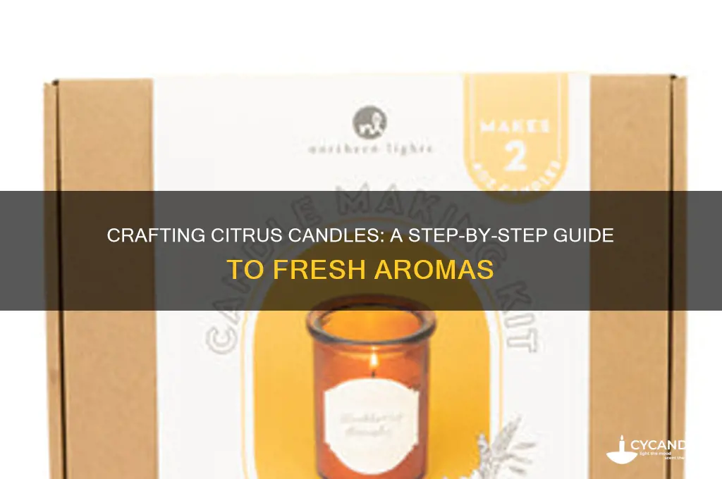 how to make a citrus candle