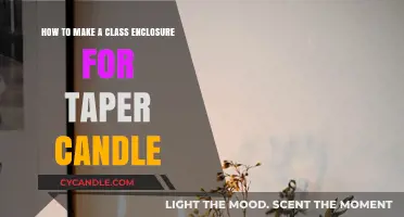 Crafting a Classy Taper Candle Enclosure: DIY Guide