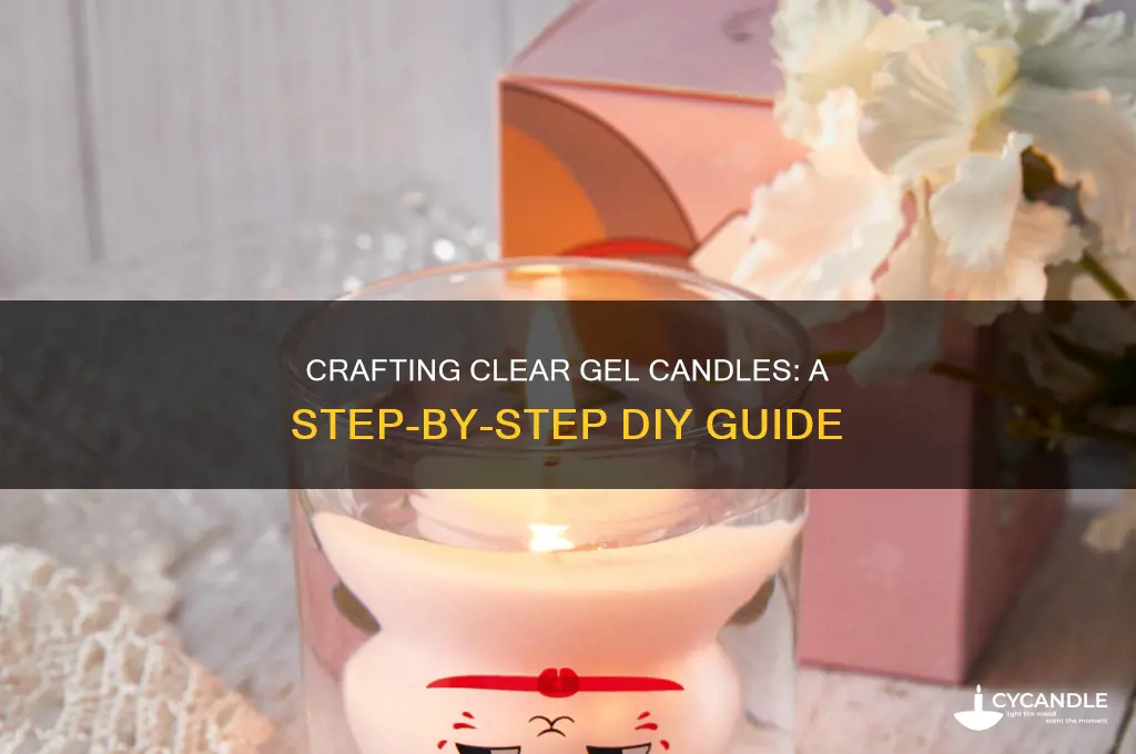 how to make a clear gel candle
