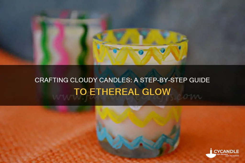 how to make a cloudy candle