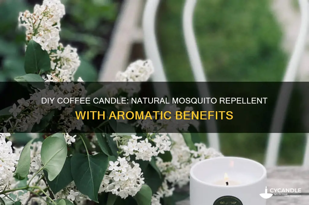 how to make a coffee candle for mosquitoes