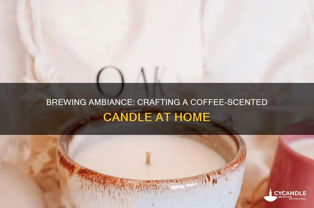 how to make a coffee scented candle
