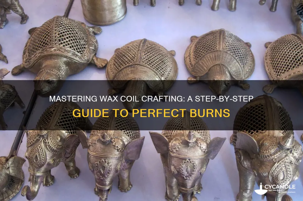 how to make a coil to burn wax