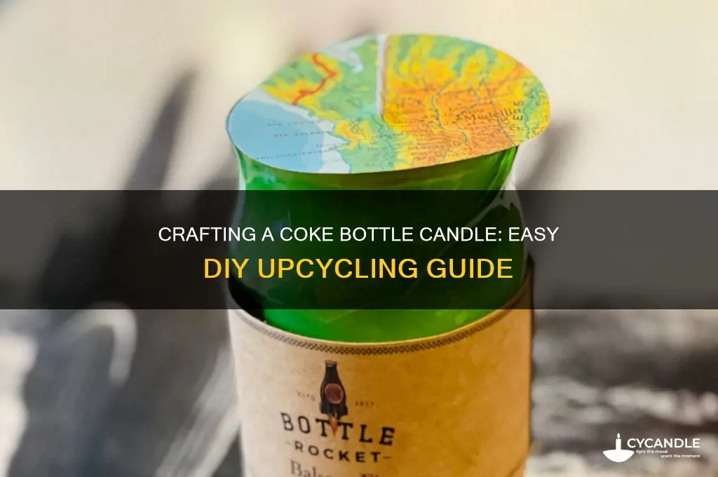 how to make a coke bottle candle