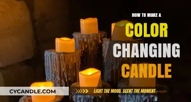 DIY Magic: Crafting Color-Changing Candles at Home Easily