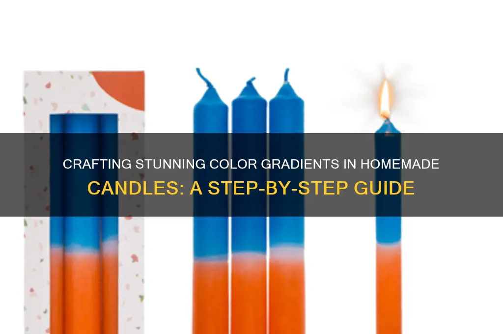 how to make a color gradient in a candle