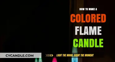 Crafting Vibrant Colored Flame Candles: A Step-by-Step DIY Guide