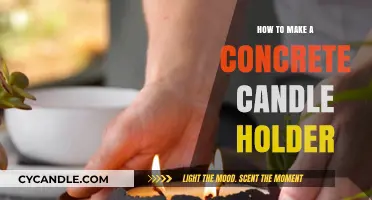 DIY Concrete Candle Holder: Crafting Elegant Home Decor Step-by-Step