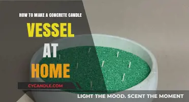 Crafting Concrete Candle Vessels: A DIY Home Decor Guide
