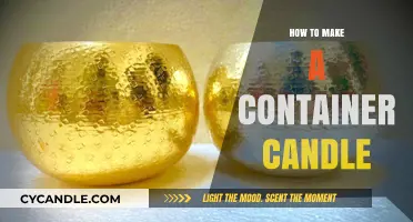 Crafting Container Candles: A Step-by-Step DIY Guide for Beginners