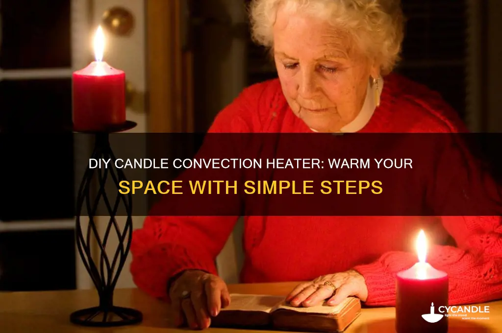 how to make a convection heater with candles