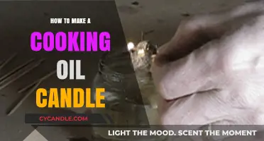 DIY Cooking Oil Candle: Eco-Friendly Lighting for Your Home