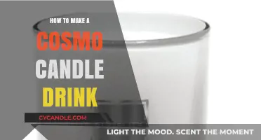Crafting a Cosmo Candle Drink: A Creative Cocktail Guide