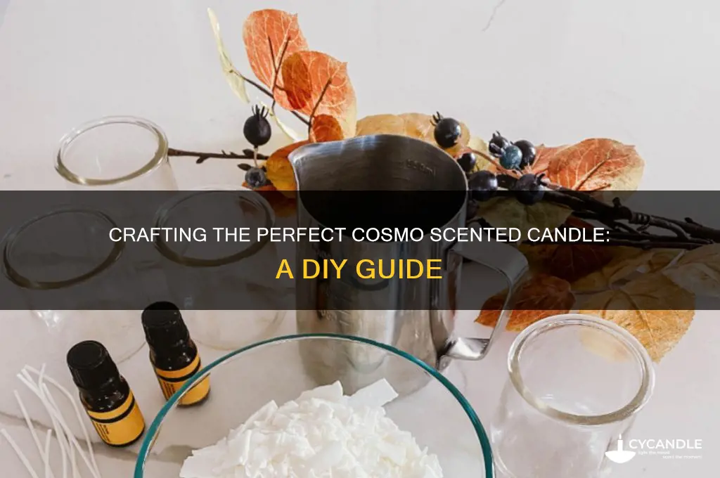 how to make a cosmo candle