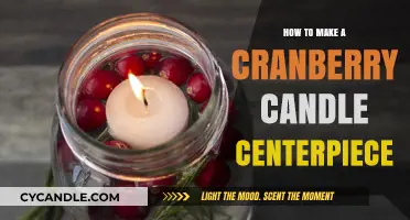 Crafting a Festive Cranberry Candle Centerpiece: Easy DIY Guide