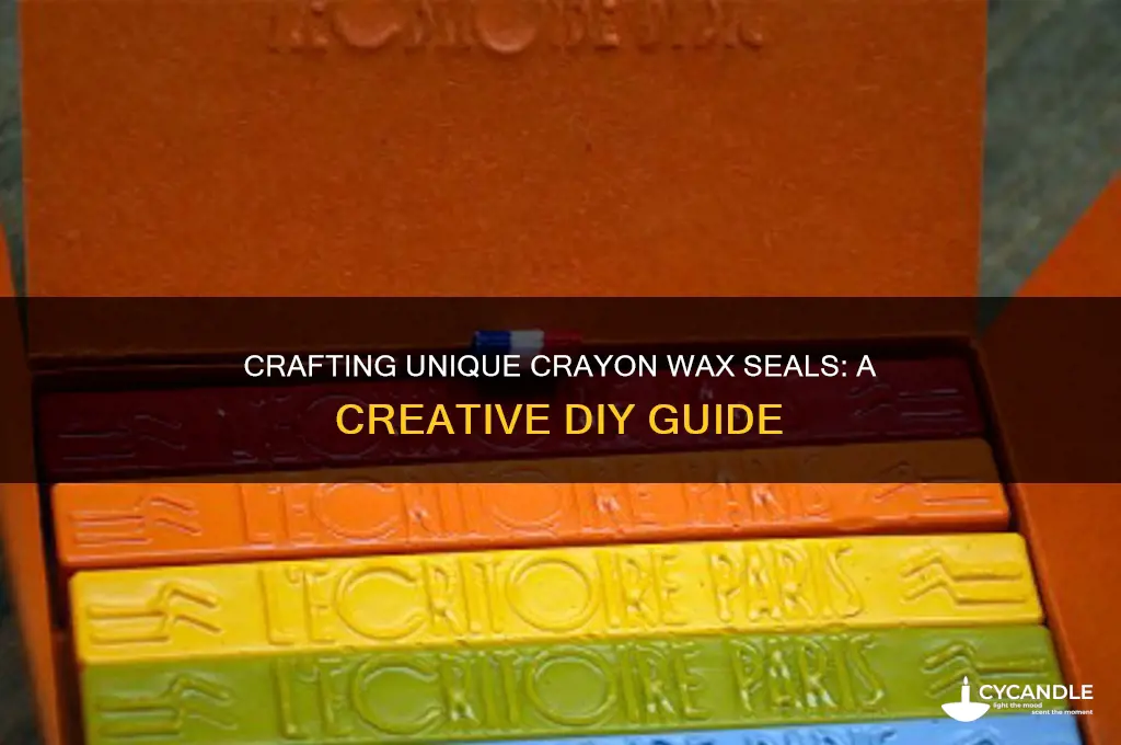 how to make a crayon wax seal
