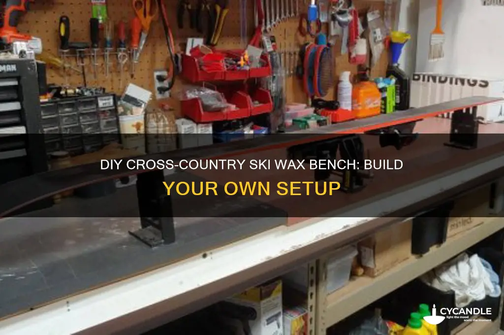 how to make a cross country ski wax bench