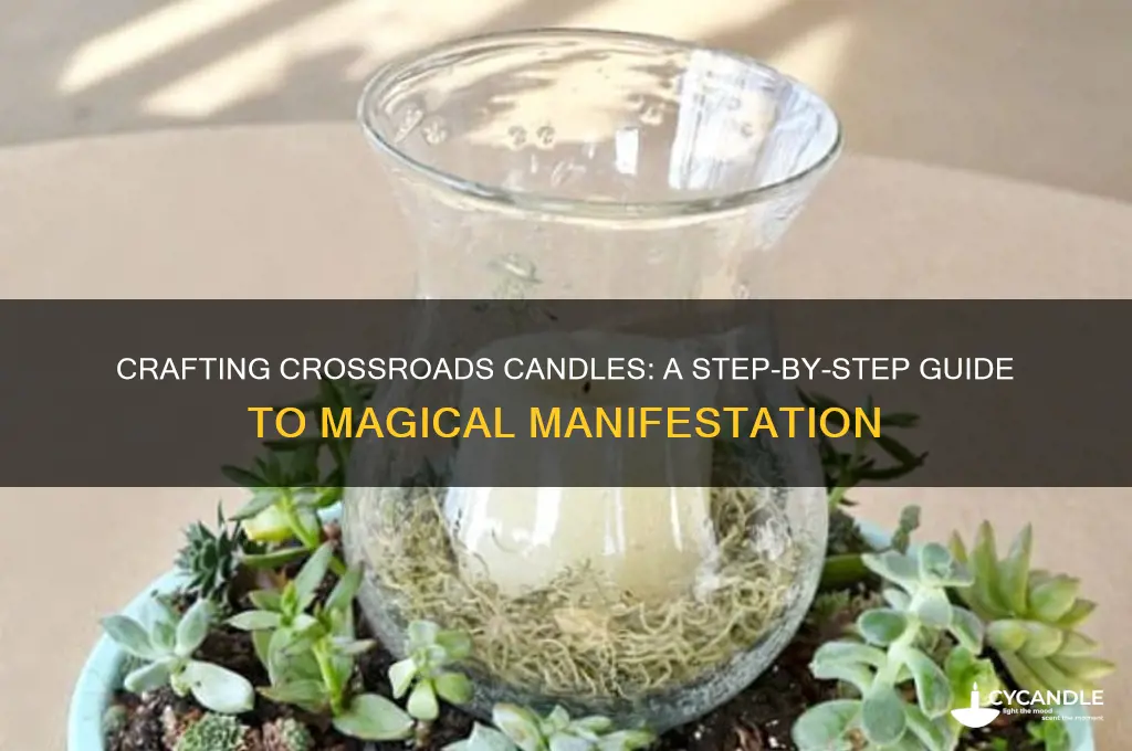 how to make a crossroads candle