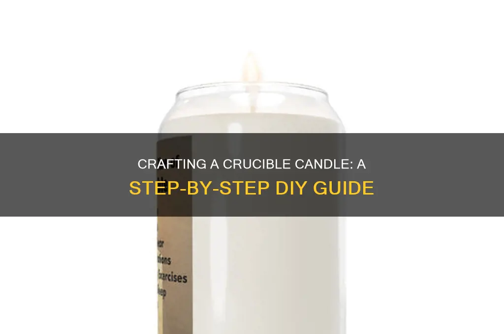 how to make a crucible candle