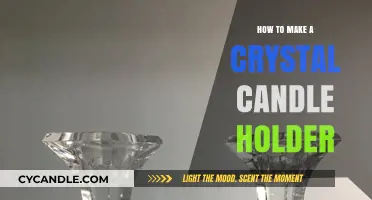 Crafting Elegance: DIY Crystal Candle Holder Tutorial for Beginners