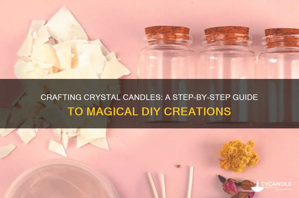 how to make a crystal candle
