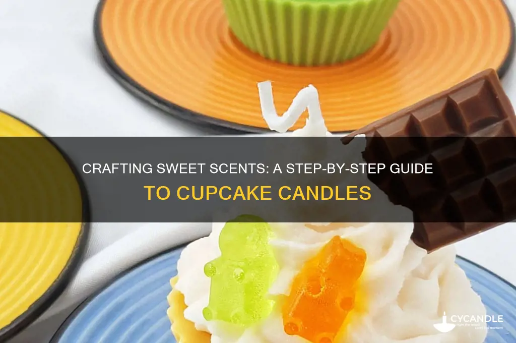how to make a cupcake candle