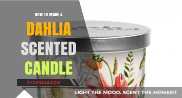 Crafting Dahlia Scented Candles: A Step-by-Step DIY Guide