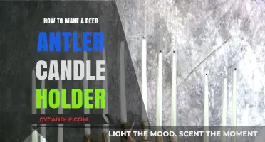 Crafting Rustic Elegance: DIY Deer Antler Candle Holder Guide