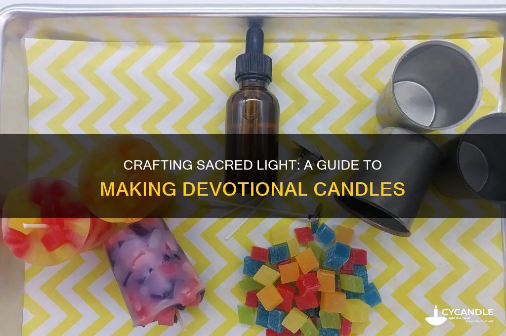 how to make a devotional candle