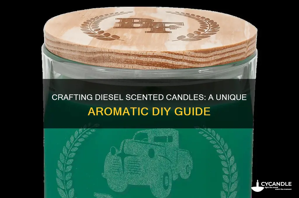 how to make a diesel scented candle