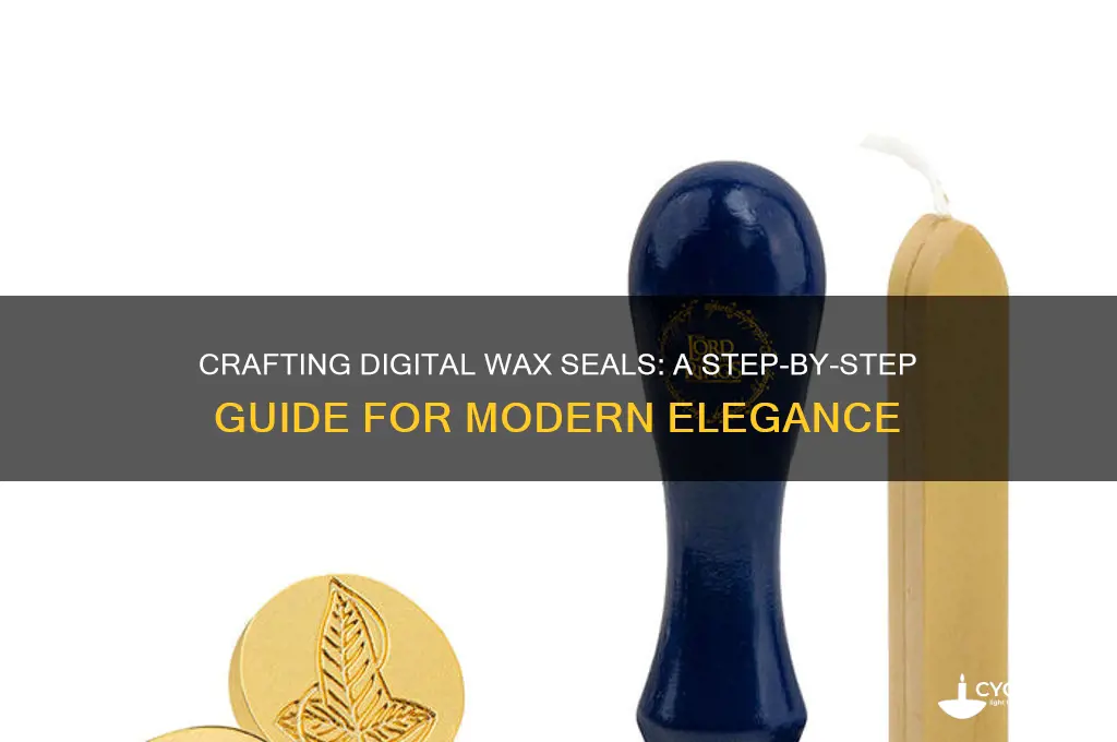 how to make a digital wax seal