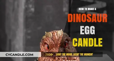 Crafting a Prehistoric Glow: DIY Dinosaur Egg Candle Tutorial