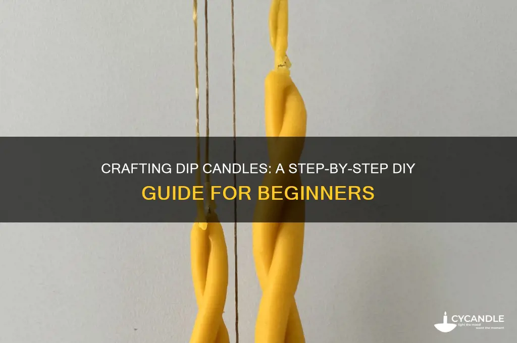how to make a dip candle