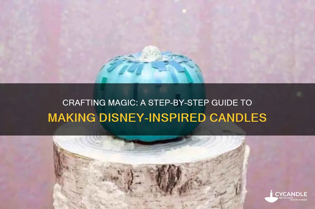how to make a disney candle