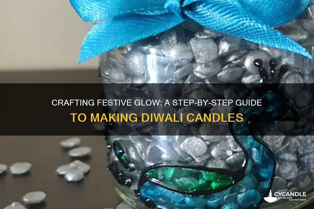 how to make a diwali candle