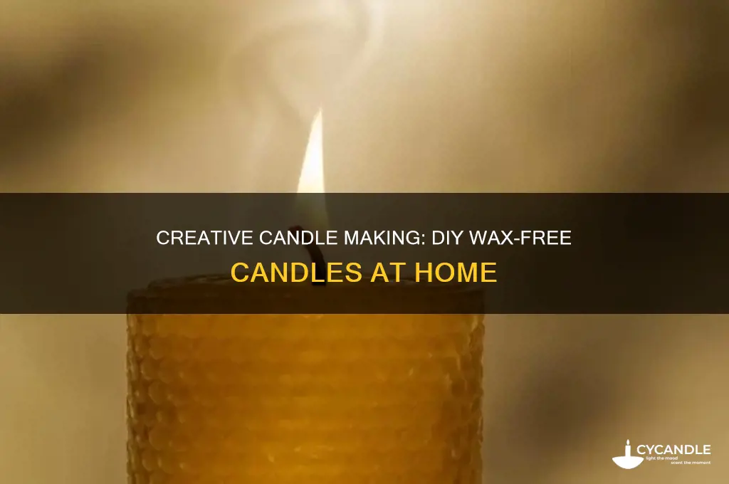 how to make a diy candle no wax