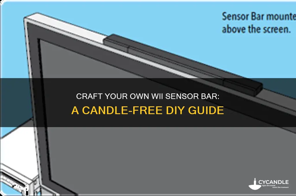 how to make a diy wii sensor bar without candles