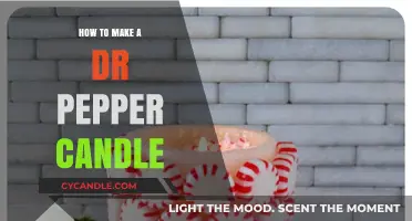 Crafting a Dr Pepper Scented Candle: DIY Guide